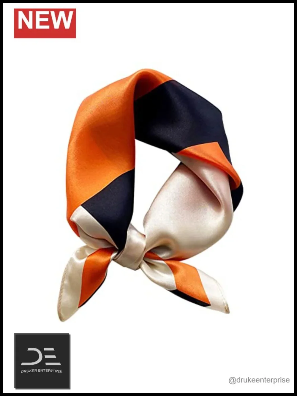 Mulberry Silk Fashion Scarf Square 21x21 Lightweight Breathable Versatile Hair